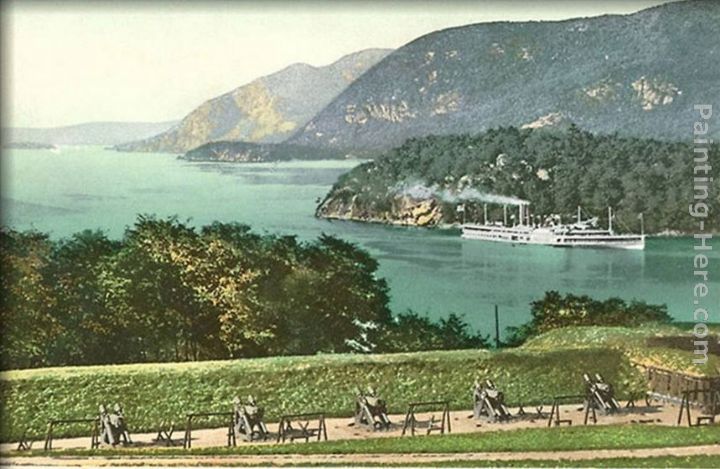 Hudson River, West Point painting - Norman Parkinson Hudson River, West Point art painting